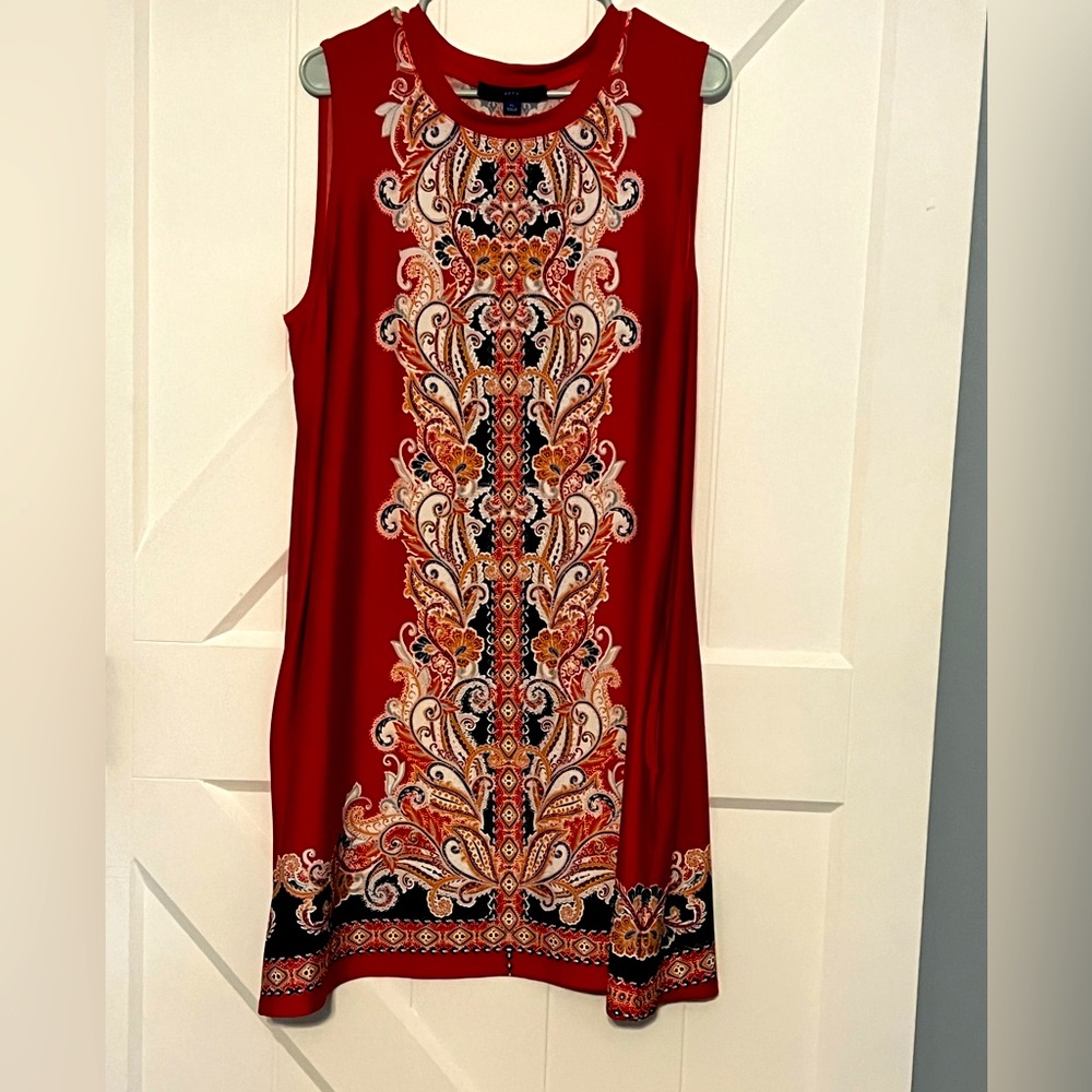 Swing dress red white and blue XL